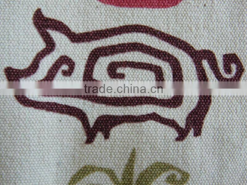 wholesale high quality kitchen apron printed organic cotton apron with pocket