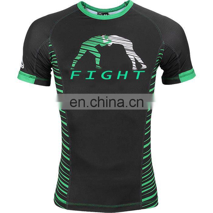 wholesale custom printed mens compression shirts