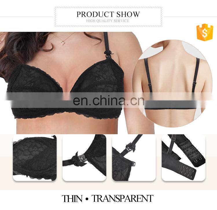 Sexy Lace Baby Feeding Bra Front Open Bra Maternity Nursing Bras