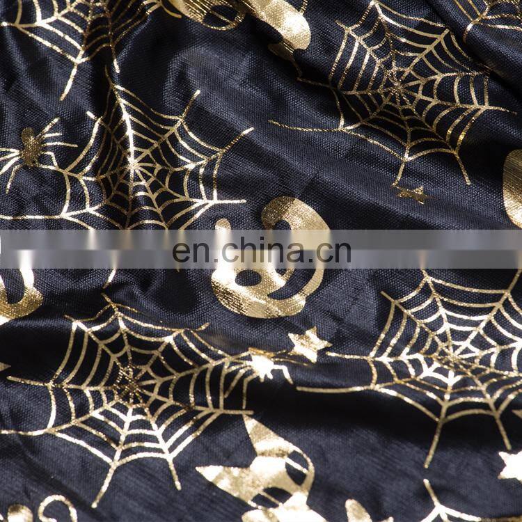 Wholesale high quality kid halloween cloak sexy pumpkin witch cape in low price