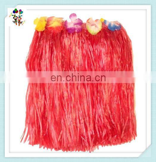 Cheap Party Rainbow Colors Sexy Hawaiian Hula Grass Skirts HPC-0998