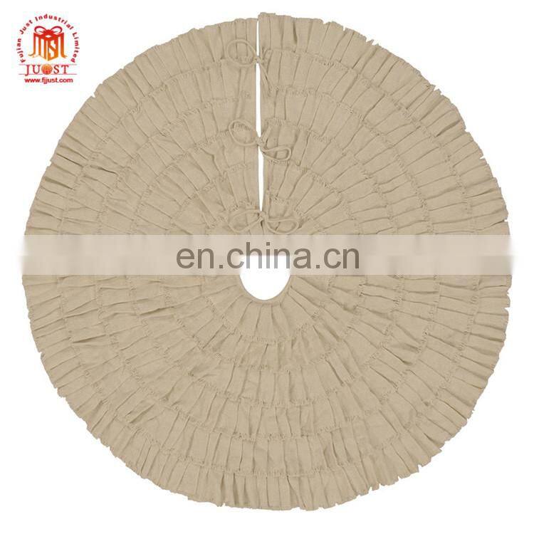 Fashional Custom Simple Design Burlap Small Tree Skirt