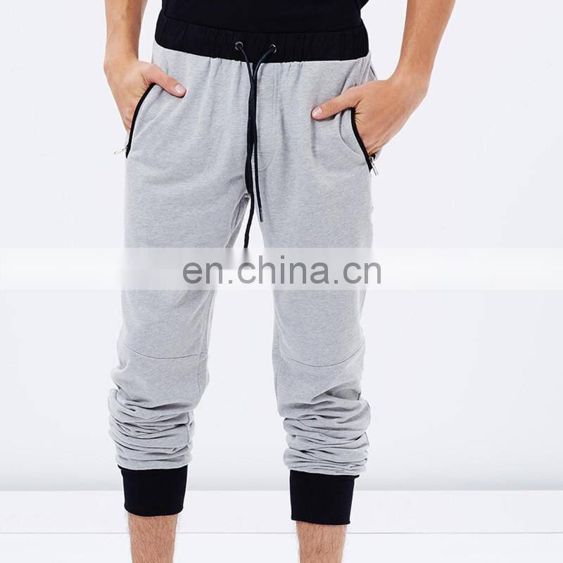 runner contrast black tapered custom jogger sweatpant