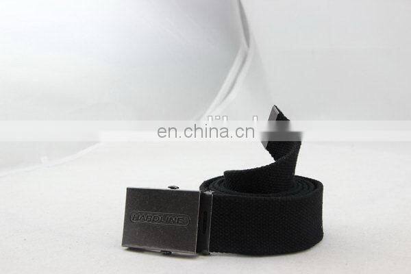 Canvas Belt With Metal Buckle Nickel-Free Belt Buckle