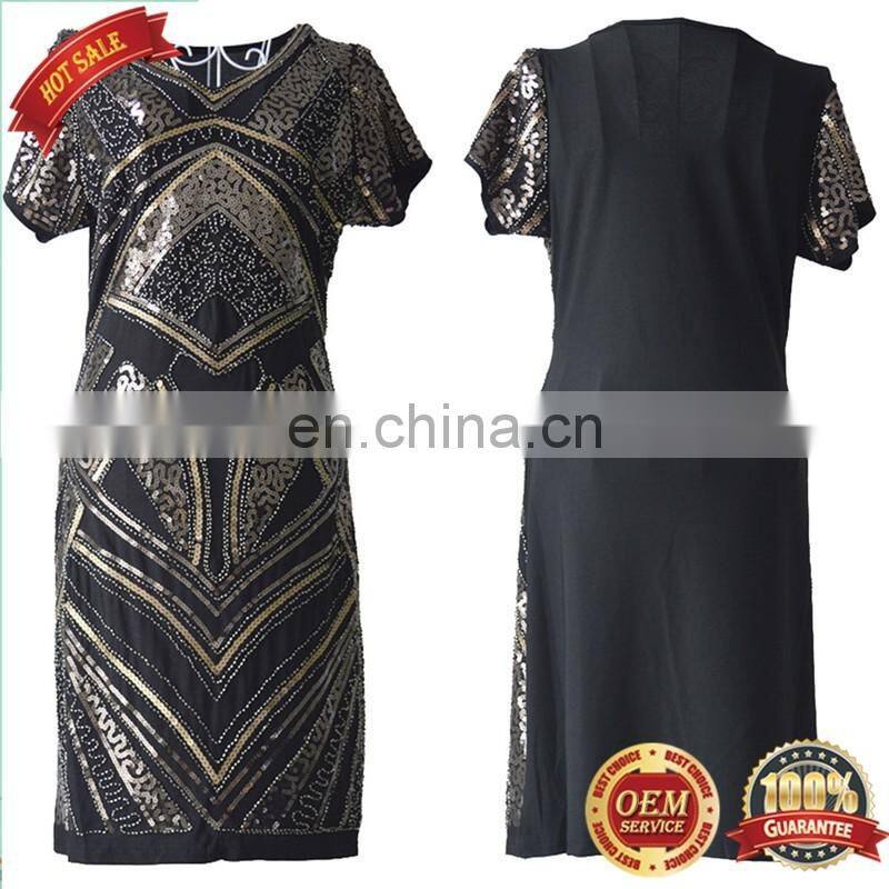 BestDance 1920s Gastby Party Dress Fringed Flapper Dress Halloween Costume Dress OEM