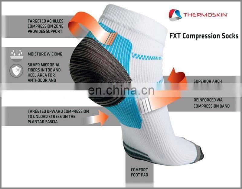 Foot Compression Socks For Plantar Fasciitis Heel Spurs Pain Sport Running Sock #YLW-07