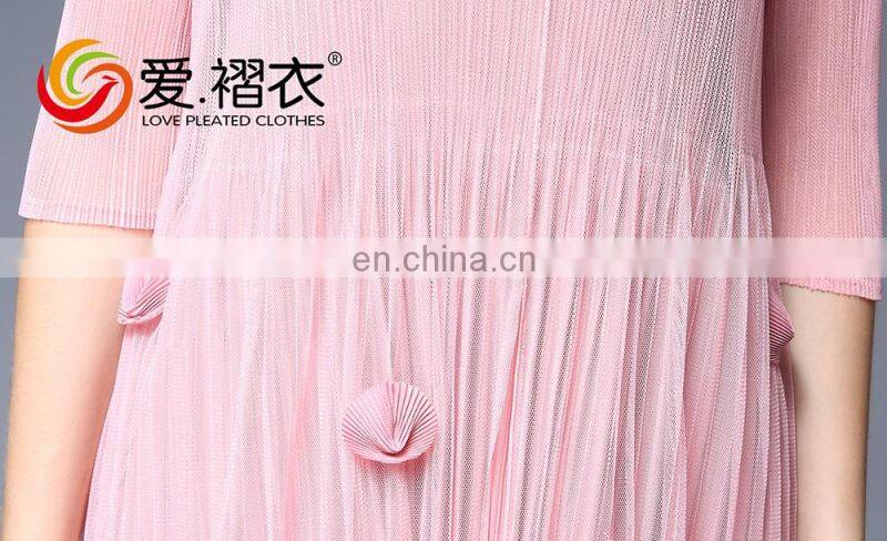 Dongguan clothes factory women wear pure color casual outdoor dresses