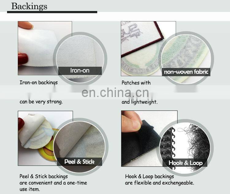 Hot Sale Wholesale Custom Digital Printed Embroidery Patch for Garment