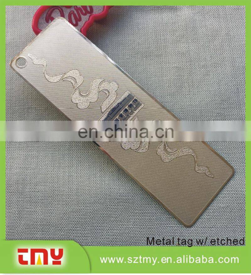 Custom aluminum metal luggage tag wholesale