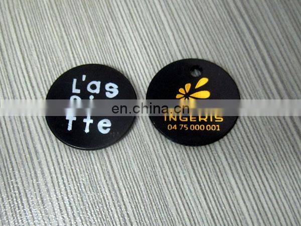 Promotionals custom design blank plastic token coin