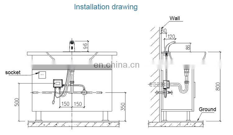 2021 European Cold Water High Quality Brass Waterfall Electric Sensor Faucet