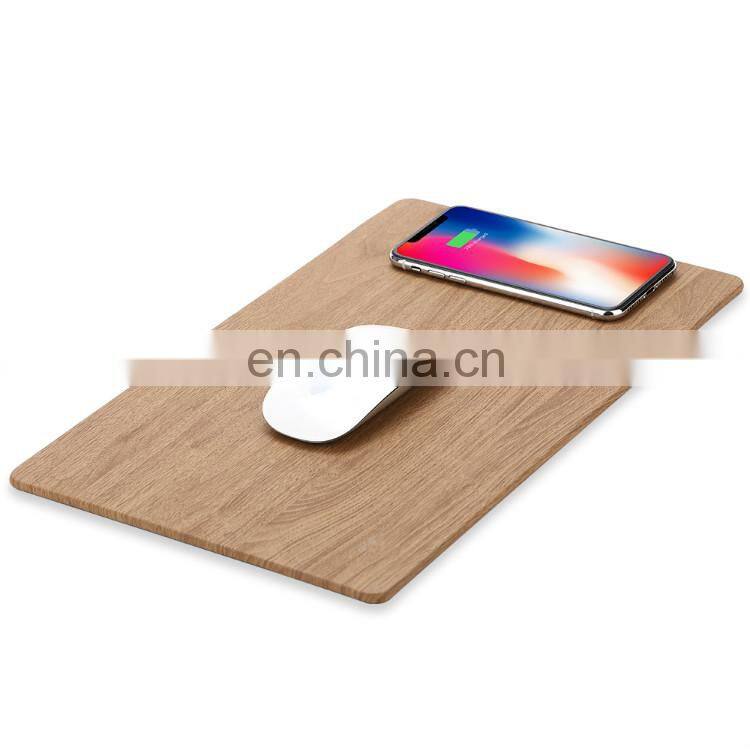 OEM wireless mobile charging mousepad wireless charger mouse pad 10w 7.5W 5W