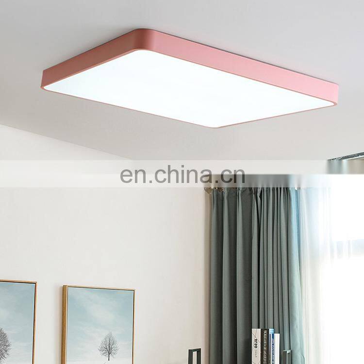 New design LED ceiling light fixture rectangular for bedroom lighting