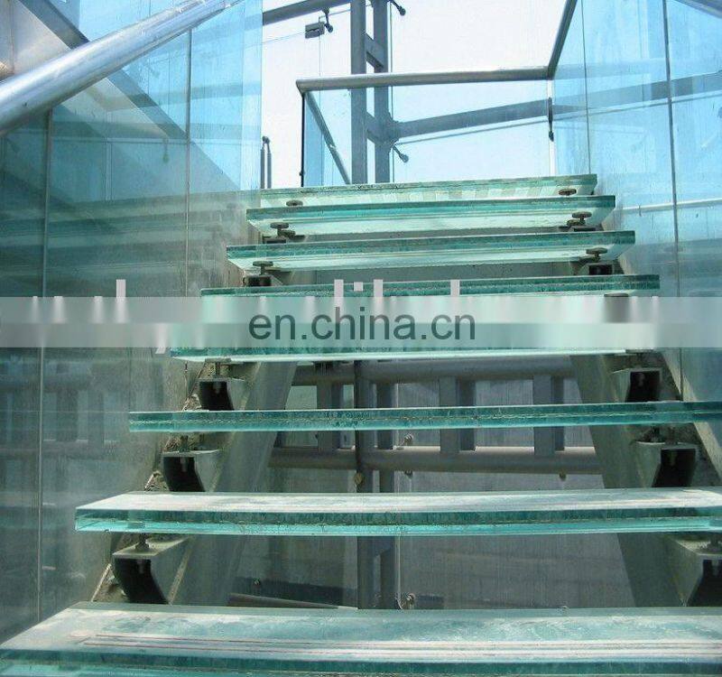 Commercial bank laminated tempered glass for bullet proof
