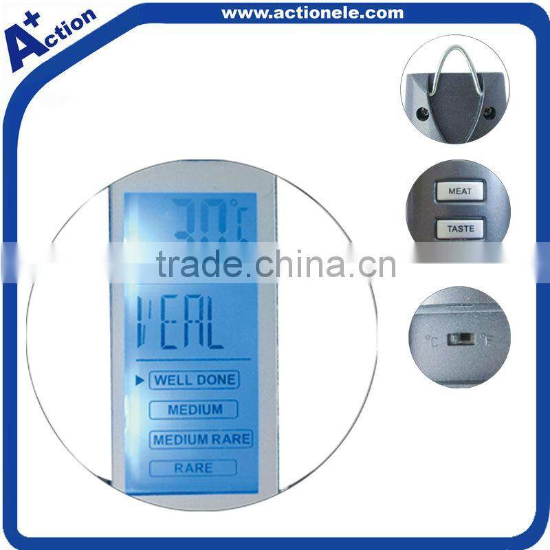 BBQ Roosting fork thermometer with digit display