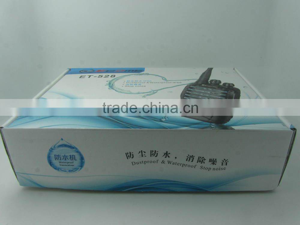 own brand Ecome portable wireless intercom IP66 two way radio ET528