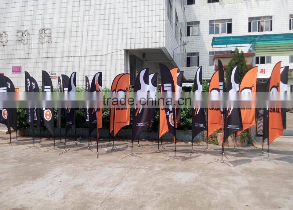 Top quanity best price in China Jiangmen feather flying banner flags, advertising flying banner