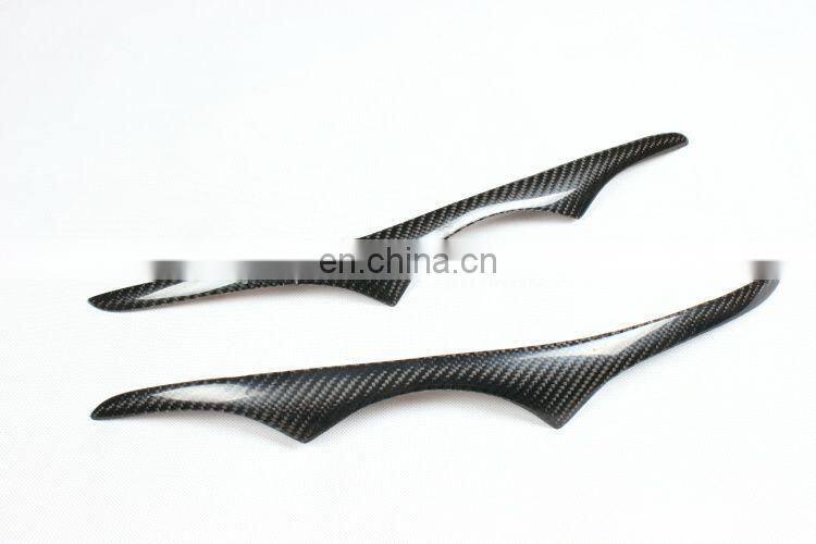 Carbon Fiber M3 Headlight Cover Eyebrows Eyelids For BMW E92 E93