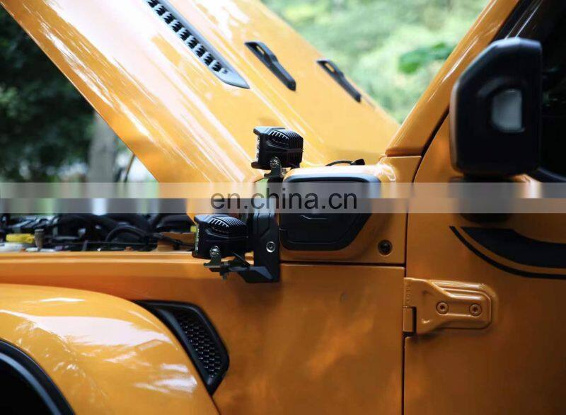 4x4 Offroad Lamp Holder For Jeep Wrangler JL Accessories Auto A Pillar Light Bracket