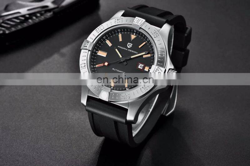 Pagani Design 1627 Multi Language Men Automatic Watch With Gift Box Warranty Card
