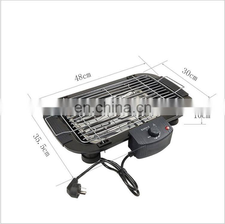 Multifunctional electric oven household smokeless indoor barbecue rack kebab grill machine stainless steel non stick