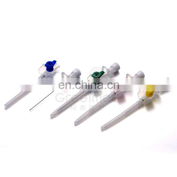 Manufacturer Medical Wings Sizes Color Iv Cannula Parts of Iv Catheter PE Injection & Puncture Instrument China Ce OEM Service