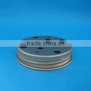 D81.5*13MM aluminum cap/ nature color dried tea metal screw cap/ aluminum cap for PET bottle