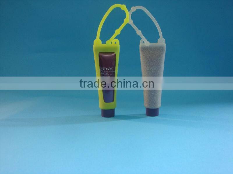 30ml multi-scented waterless liquid empty hand sanitizers holders,29ml silicone case for Hand washing liquid bottle