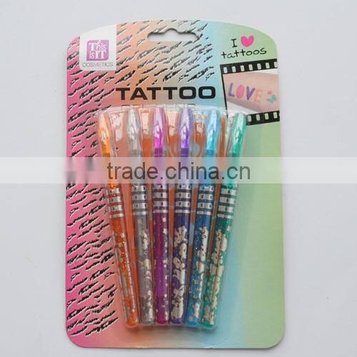 Scented Beautiful Big Save Christmas DIY Painting Glitter Tattoo Skin Gel Ink Pen