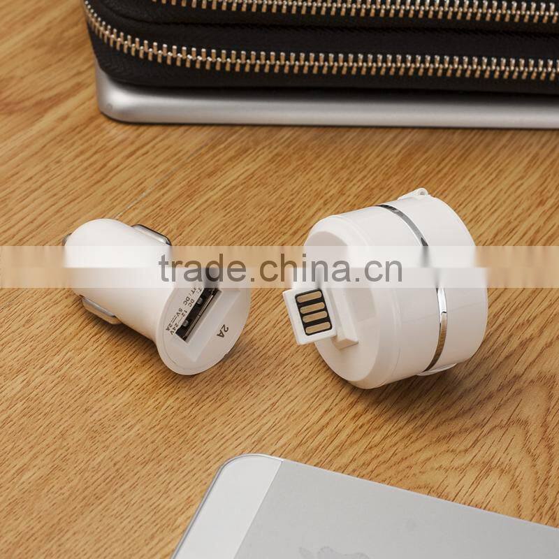 usb car charger 2 port QC 3.0 2000mA/12v car battery charger