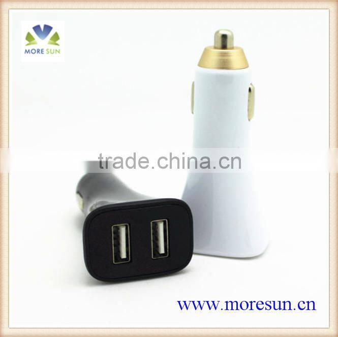 Output 3.4A 4.8A Dual USB ports Car Charger with Smart IC