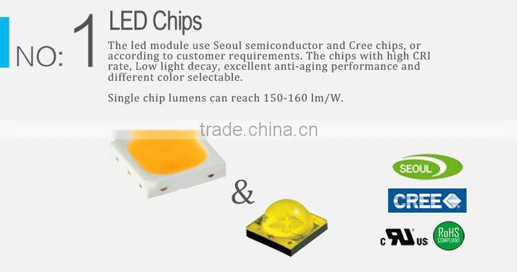 extrusion aluminum 70*140 lens led street light module 30w without driver