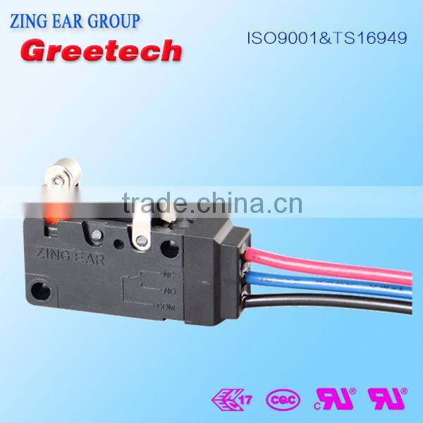 Roller lever type waterproof 0.1a 125vac t85 UL approved micro switch