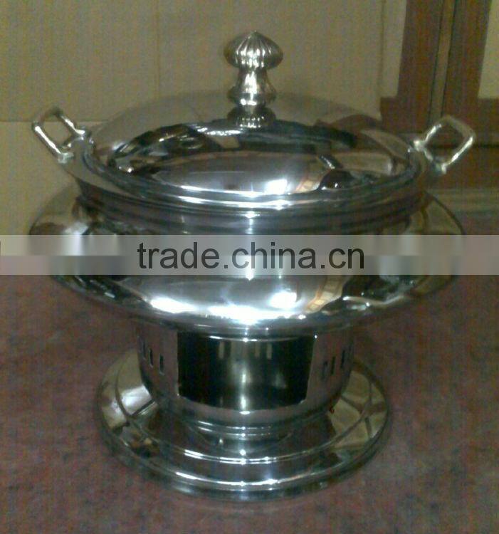 Steel Cheffing Dish, Wedding & Party utensils, food serving dish, hot keeping dish, Catering item, Hotel & Restaurant utensils