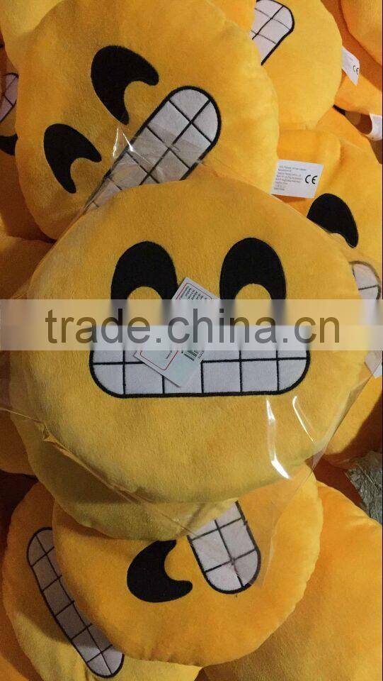 free sample Emoji travesseiro,Emoji whatsapp,2016 Best Selling In Stock High Quality Christmas gift wholesale cute plush emoji