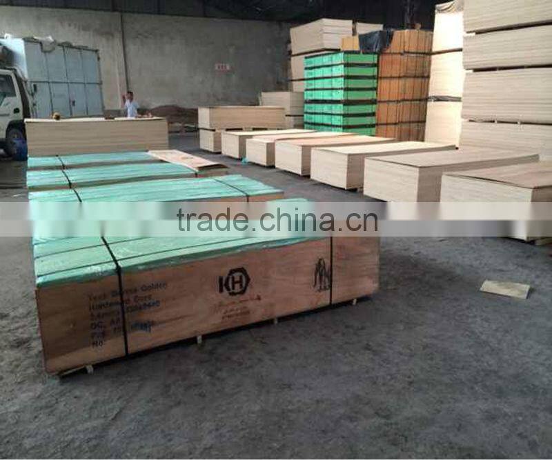 3X7X3.6mm good price natural Burma teak plywood fancy veneer plywood Q/C /Door skin plywood