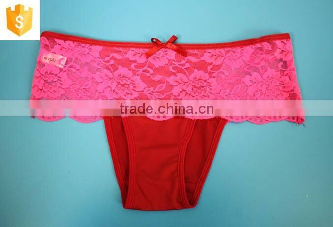 Extreme excellent quality romantic red sheer g-string