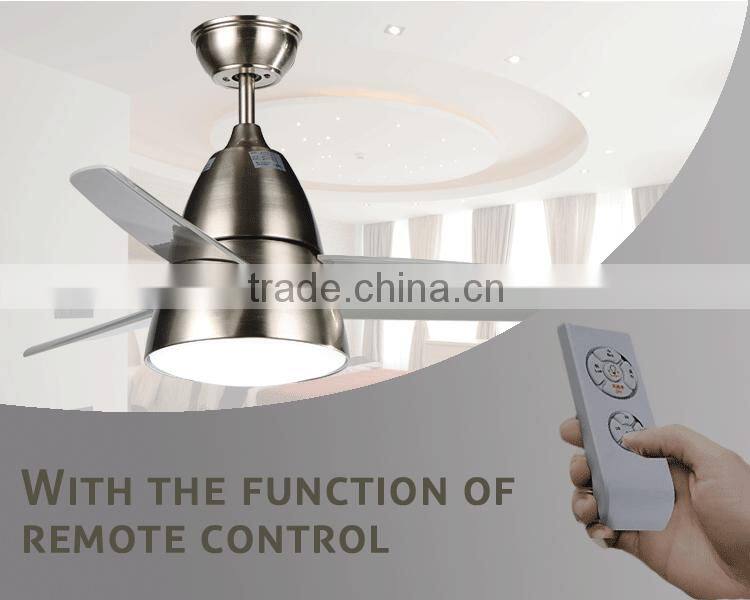 Plastic Blades Remote Switch 36'' Light Fan