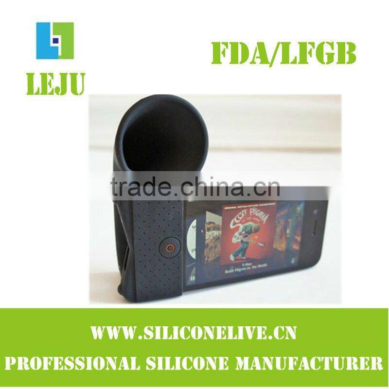 2012 promotion silicone mini speaker for iphone4/4s