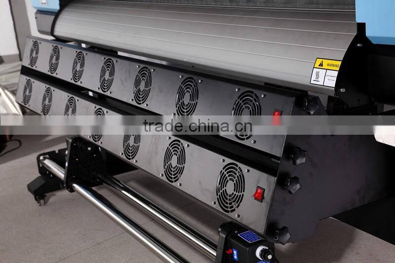 1.6m or 1.9 Sublimation printer, high speed Sublimation printer in Guangzhou, Up to 55sqm/h, Double CMKY color