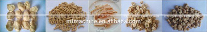 1.Automatic High Textured Extruded Soya Nuggets Making Machinery