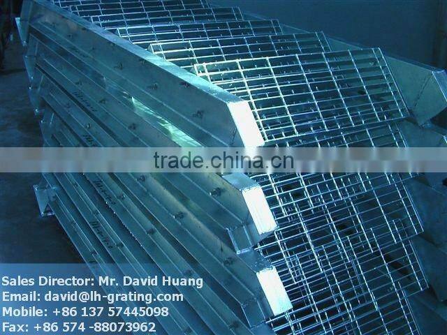 galvanized industrial steel staircase