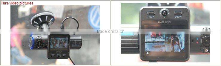 4G hd lens car dvr 2ch