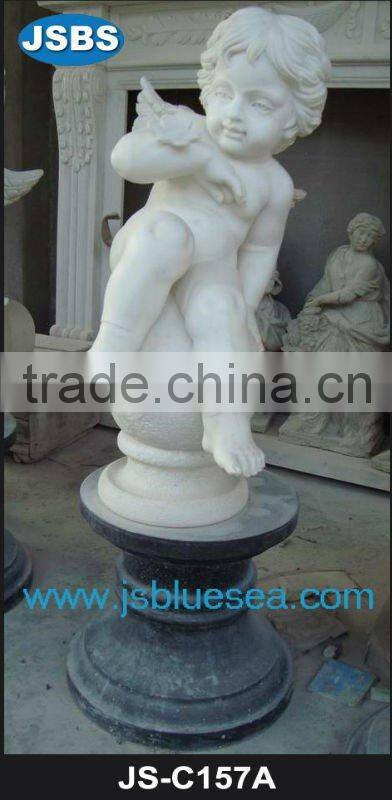 Stone sculpture of modern soldier