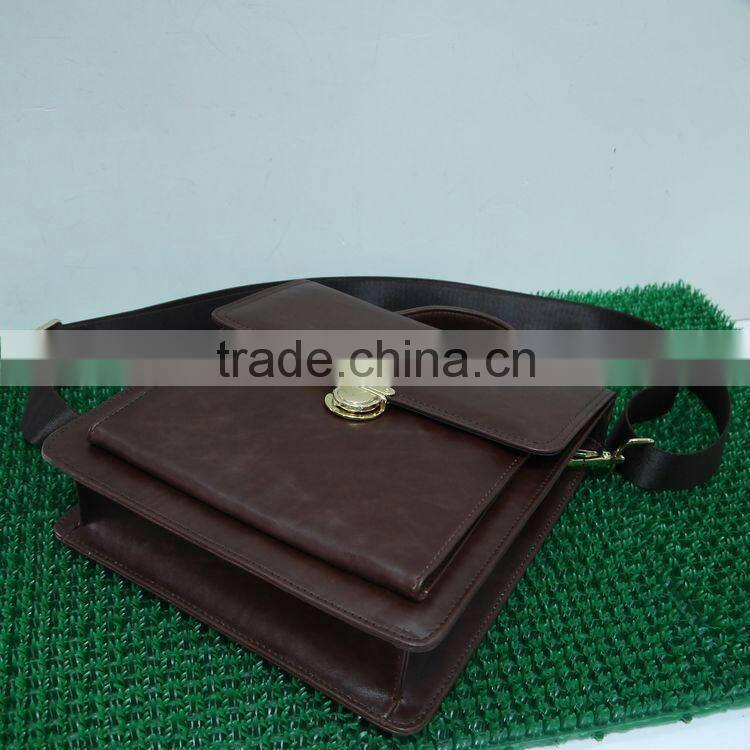 100% Genuine Leather Handbag Men Messenger Bags In Men's Totes