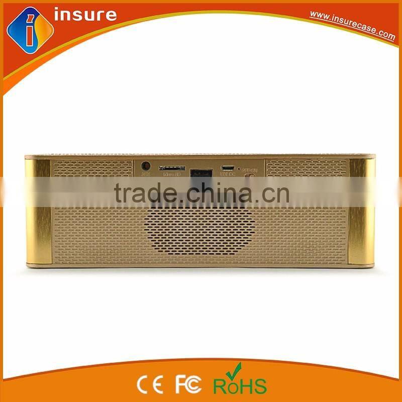 2016 shenzhen factory best portable wireless speakers with clock display