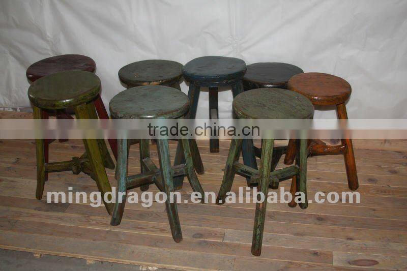 chinese antique furniture pine wood shanxi stool