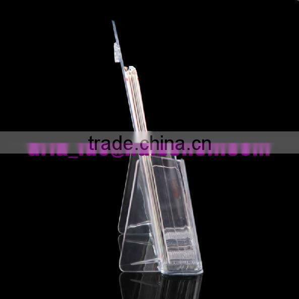 Acrylic magazine rack, plexiglass brochure display stand, lucite catalogue shelf