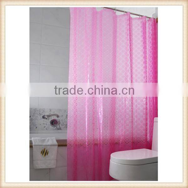 Factory Supply China supplier printed clear pvc shower curtain