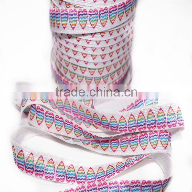 Heat printed color by the yard colors chart available, elsatic for headband